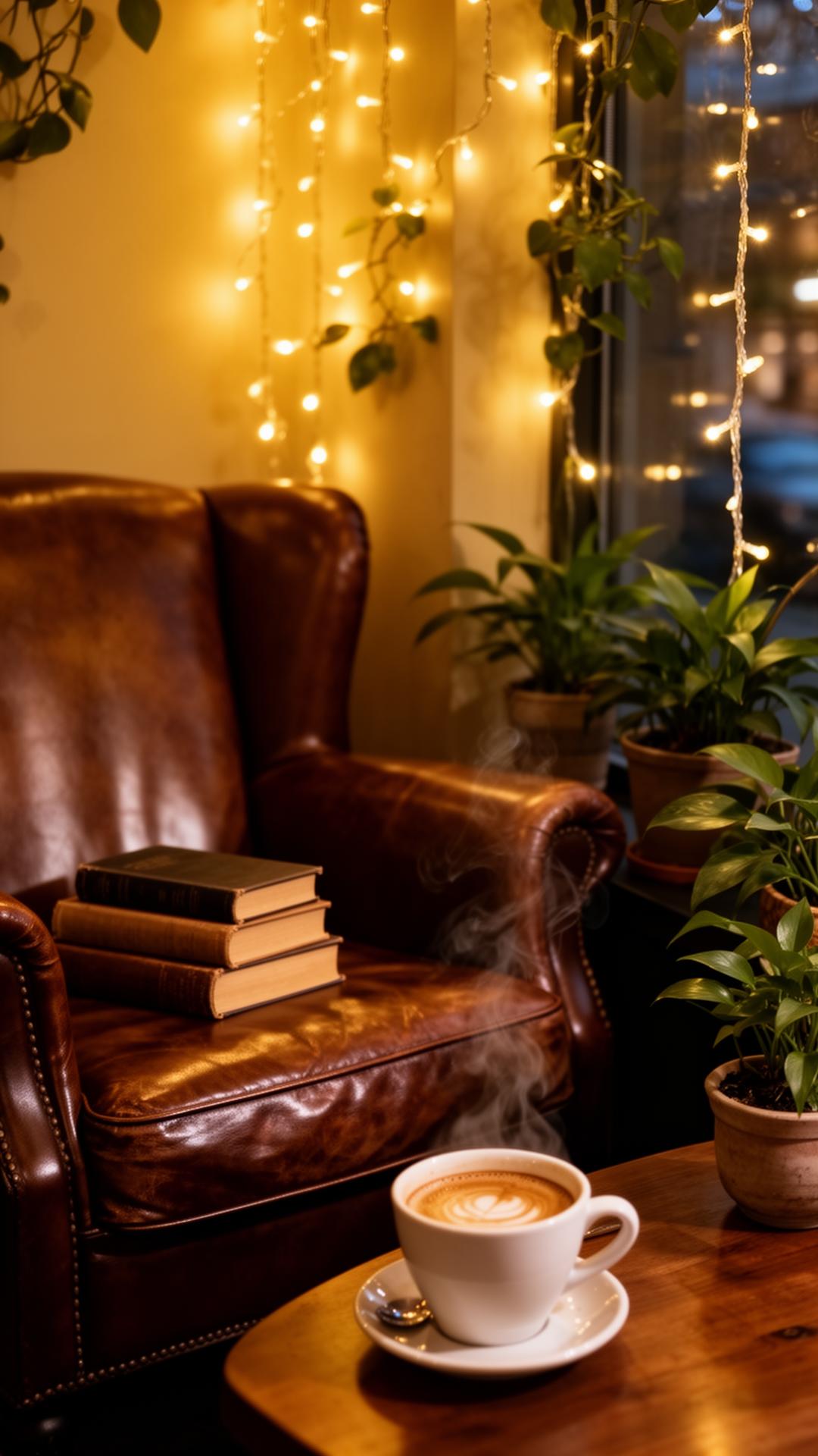 Cozy cafe corner
